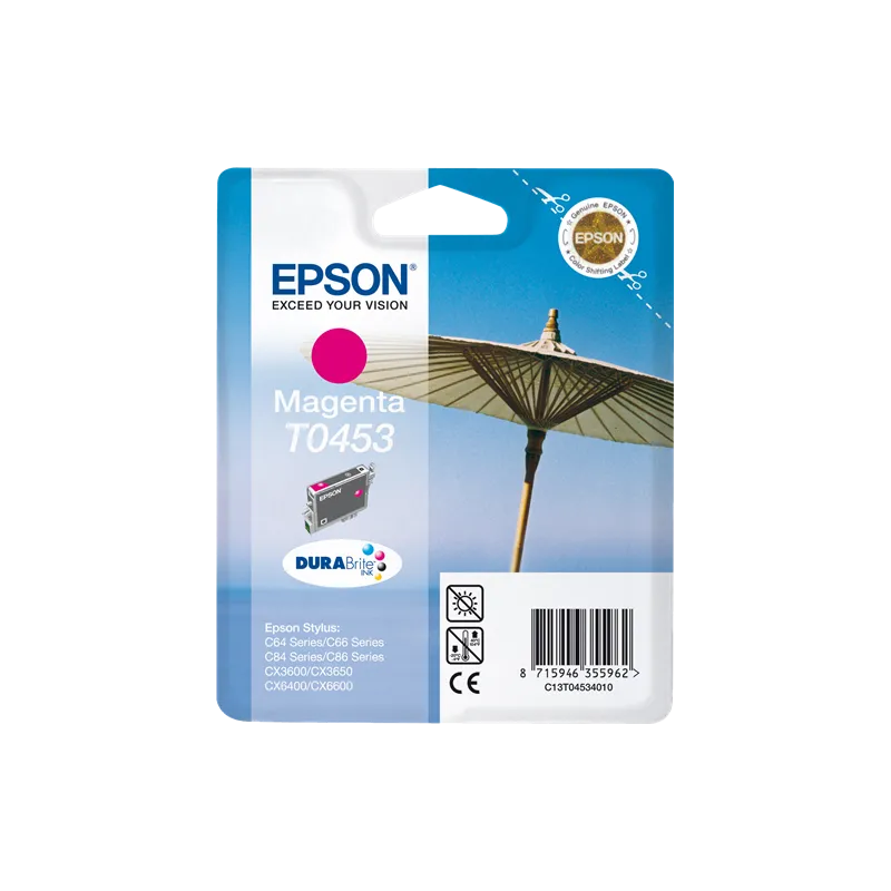 ORIGINAL Cartuccia Inkjet Epson C13T04534010 T0453 Magenta 250 Pagine ORIGINAL Cartuccia Inkjet Epson C13T04534010 T0453 Magenta 250 Pagine