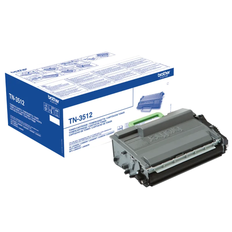 ORIGINAL Toner Brother TN-3512 Nero 12.000 Copie