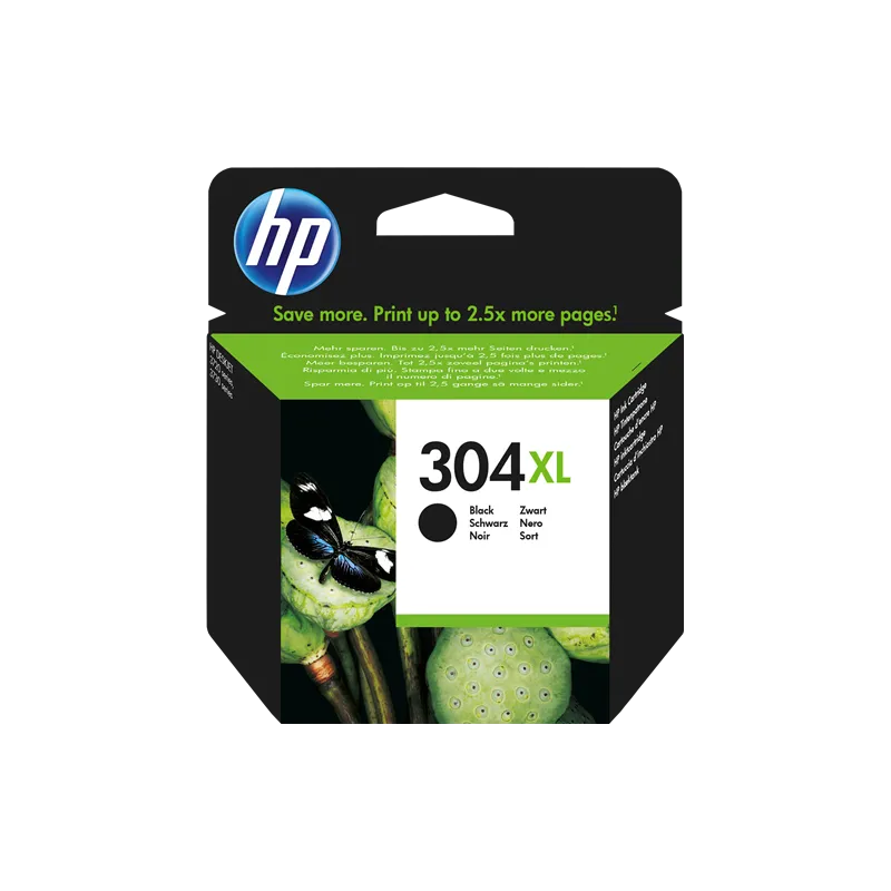 Cartuccia HP 304XL N9K08AE Nero 300 Pagine Cartuccia HP 304XL N9K08AE Nero 300 Pagine