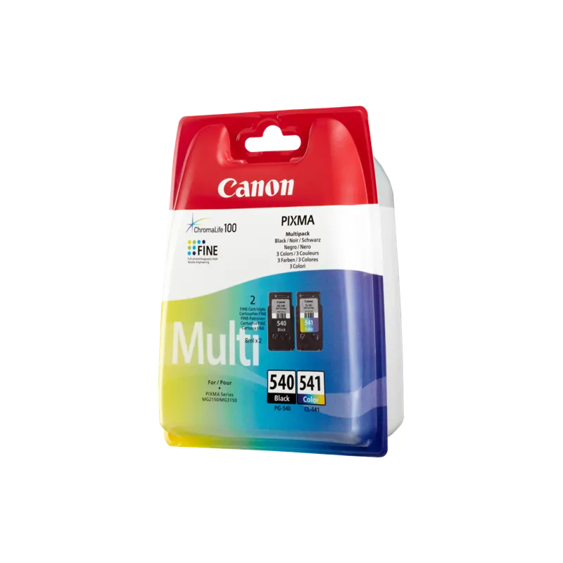 ORIGINAL Cartuccia Inkjet Canon 5225B006 Multipack CL-541 PG-540 + CL-541 Nero più Colore ORIGINAL Cartuccia Inkjet Canon 5225B006 Multipack CL-541 PG-540 + CL-541 Nero più Colore