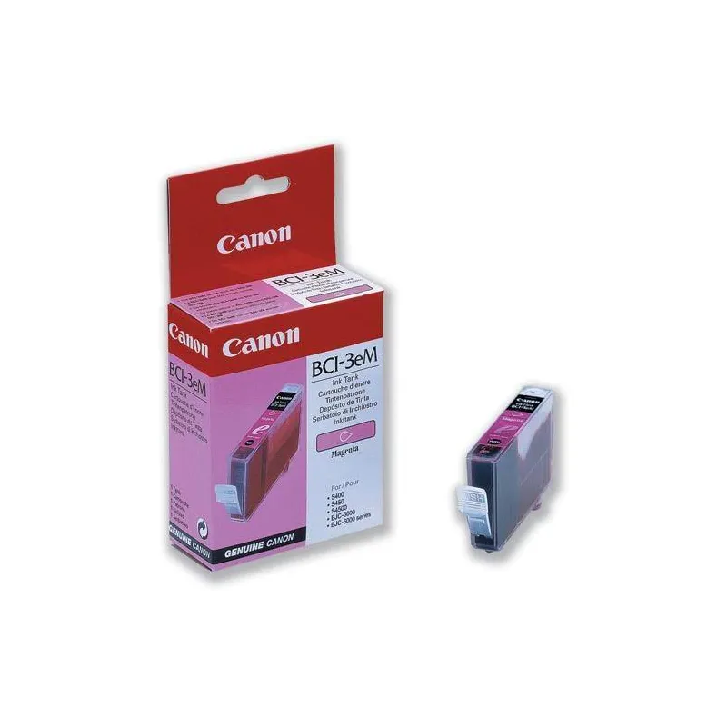 ORIGINAL Cartuccia Inkjet Canon BCI-3eM 4481A002AA Magenta 340 Pagine