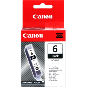 ORIGINAL Cartuccia Inkjet Canon BCI-6bk 4705A002  Nero 280 Pagine 13ml
