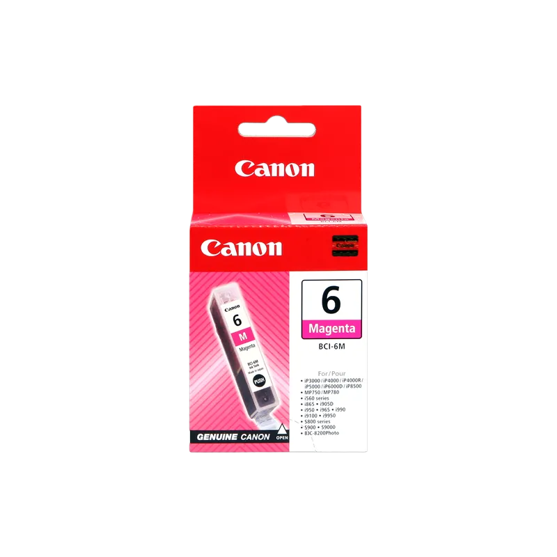 ORIGINAL Cartuccia Inkjet Canon BCI-6m 4707A002 Ciano 280 Pagine 13ml