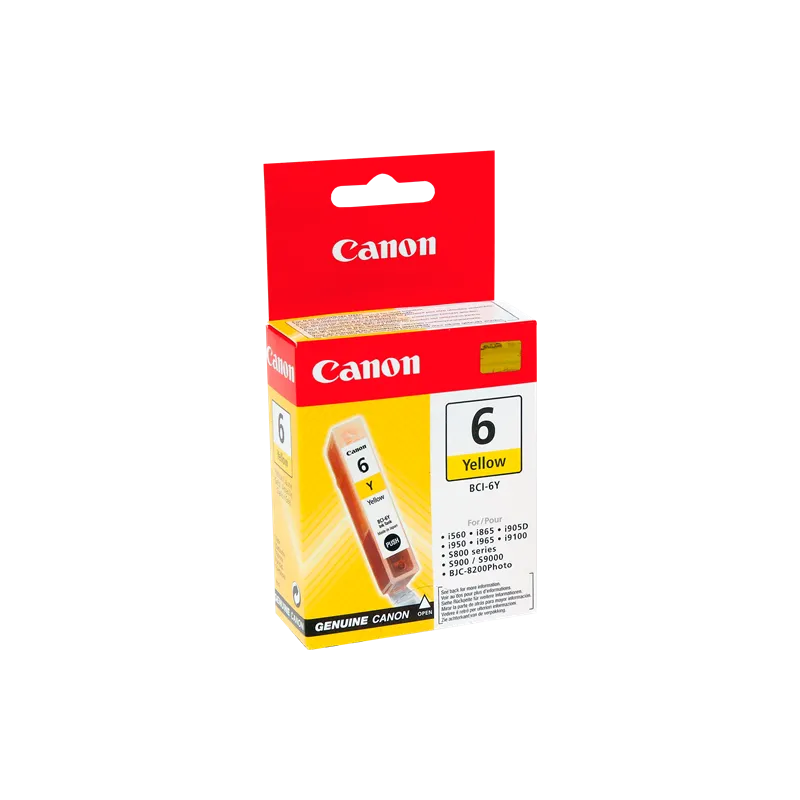 ORIGINAL Cartuccia Inkjet Canon BCI-6y 4708A002 Giallo  13ml