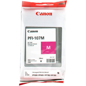 ORIGINAL Cartuccia Canon Inkjet PFI-107m 6707B001 Magenta130ml