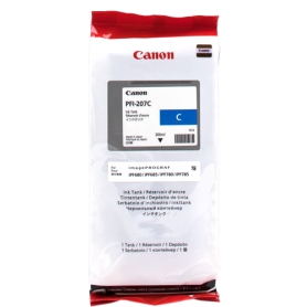 ORIGINAL Cartuccia Inkjet Canon PFI-207c 8790B001 Ciano 300ml