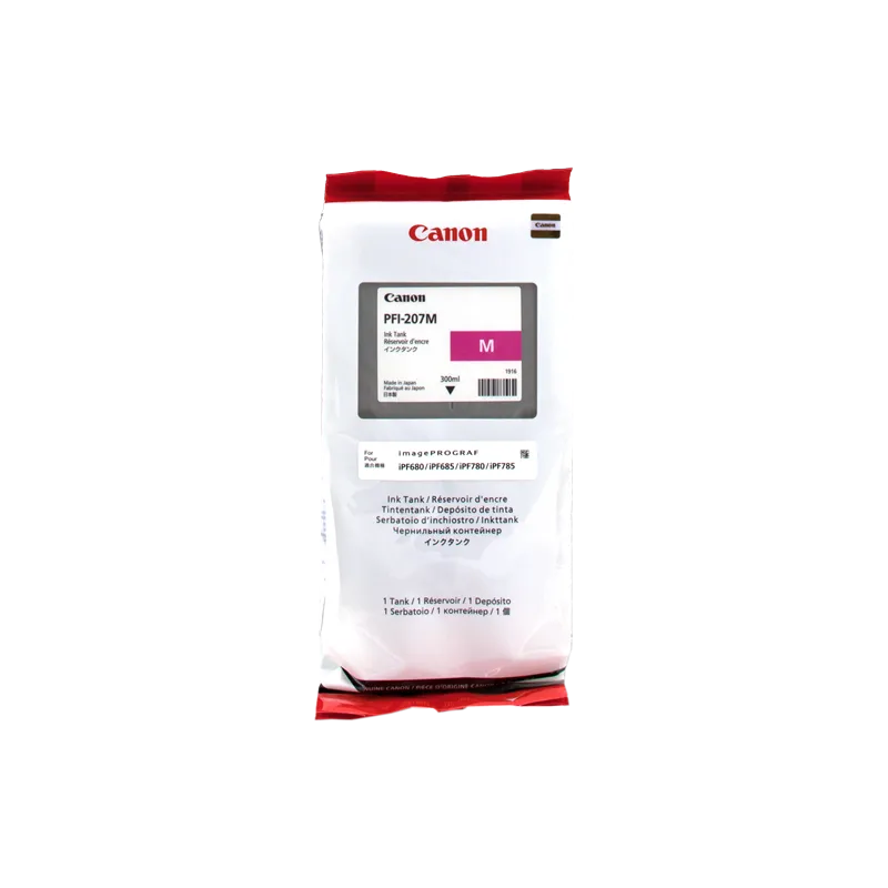 ORIGINAL Cartuccia Inkjet Canon PFI-207m 8791B001 Magenta 300ml