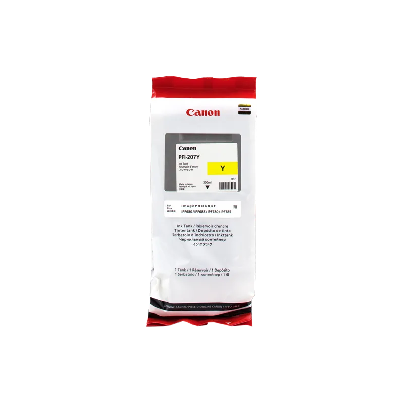 ORIGINAL Cartuccia Inkjet Canon  PFI-207y 8792B001 Giallo  300ml