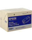ORIGINAL Toner Epson C13S050691 0691 Nero 10000