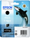ORIGINAL Cartuccia Inkjet Epson T7601 / C13T76014010 Nero 25.9ml