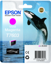 ORIGINAL Cartuccia Inkjet Epson (vivid) C13T76034010 / T7603 Magenta 1400 Pagine25.9ml