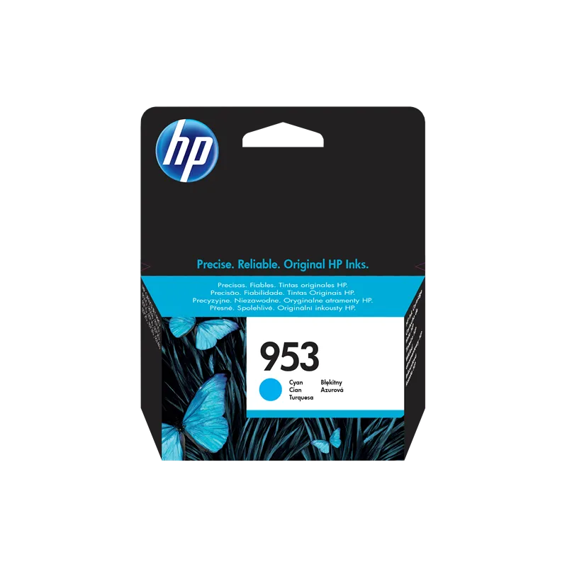 ORIGINAL Cartuccia HP Inkjet 953 / F6U12AE Ciano 700 Pagine ORIGINAL Cartuccia HP Inkjet 953 / F6U12AE Ciano 700 Pagine