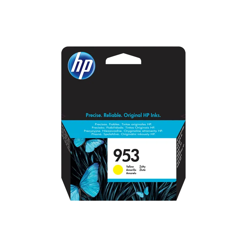 ORIGINAL Cartuccia HP Inkjet 953 / F6U14AE Giallo 700 Pagine