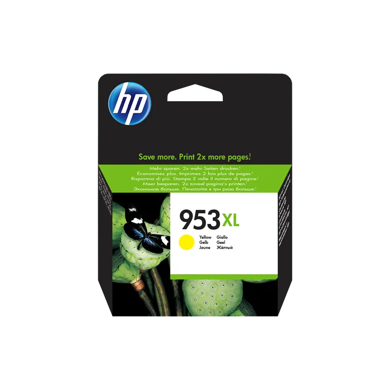 ORIGINAL Cartuccia HP Inkjet 953XL / F6U18AE Giallo 1600 Pagine ORIGINAL Cartuccia HP Inkjet 953XL / F6U18AE Giallo 1600 Pagine