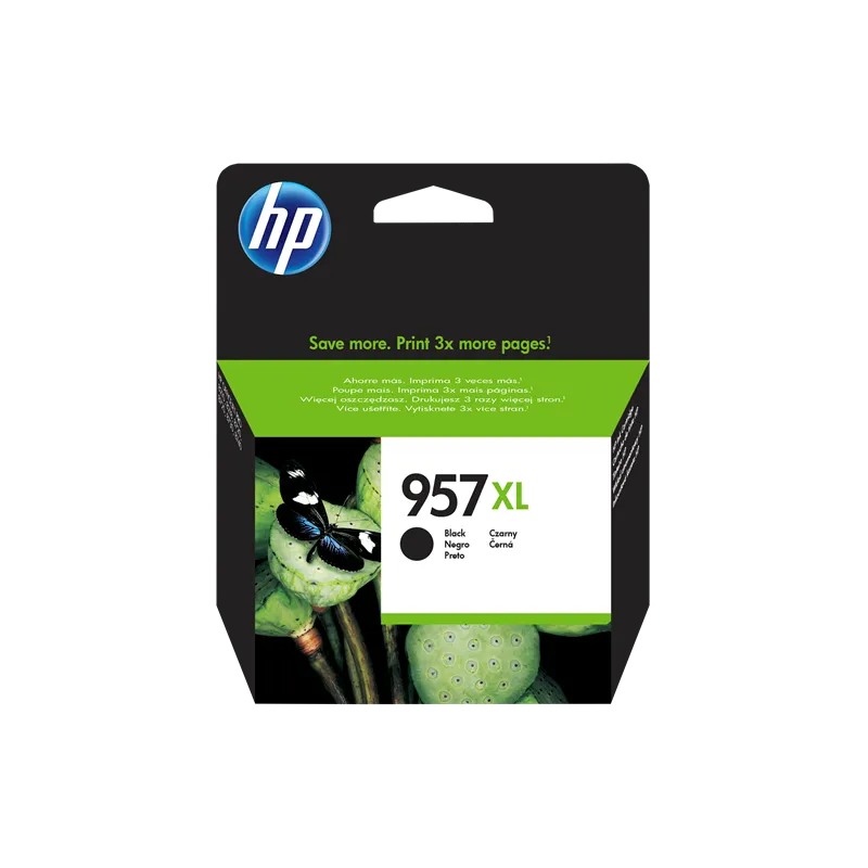 ORIGINAL Cartuccia HP Inkjet 957XL / L0R40AE Nero 3000 Pagine