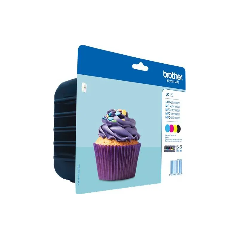 ORIGINAL Multipack Cartucce Brother 4 colori CL123BK / LC123C / LC123M / LC123Y