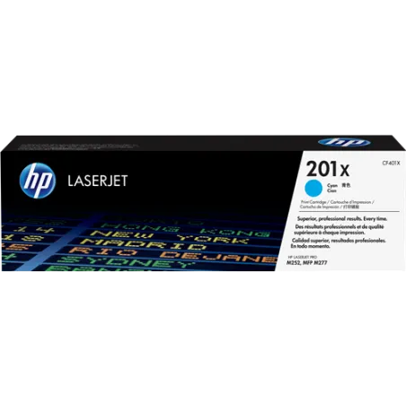 Toner HP CF401X Originale HP 201X Ciano 2300 Pagine