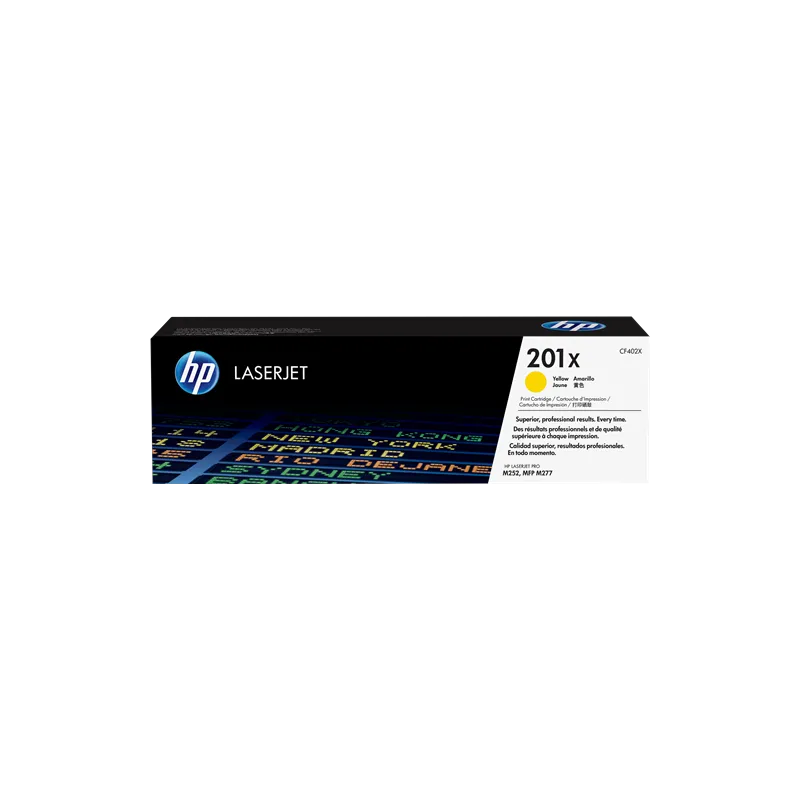 Toner HP CF402X Originale HP 201X Giallo 2300 Pagine