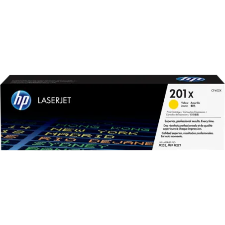 Toner HP CF402X Originale HP 201X Giallo 2300 Pagine