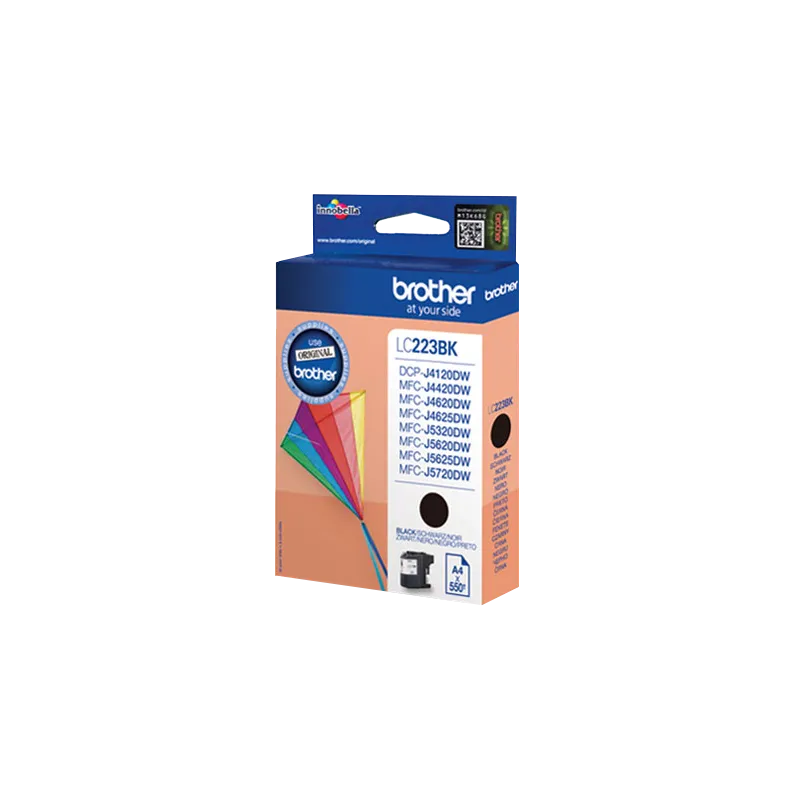 Cartuccia Brother LC223BK Originale Brother LC-223 Nero 550 Pagine