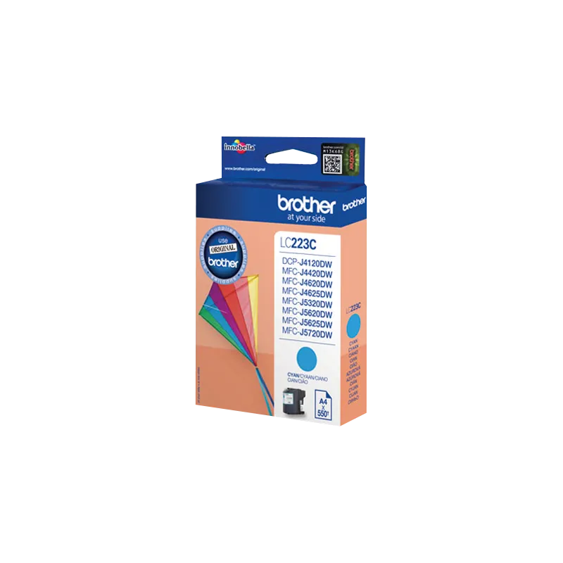 Cartuccia Brother LC223C Originale Brother LC-223 Ciano 550 Pagine