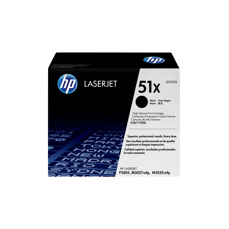 Toner HP Q7551XD Originale HP 51XD CF 2 PZ Nero 13000 Pagine