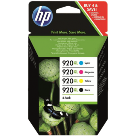 Cartucce HP Multipack bk/c/m/y C2N92AE 920XL 