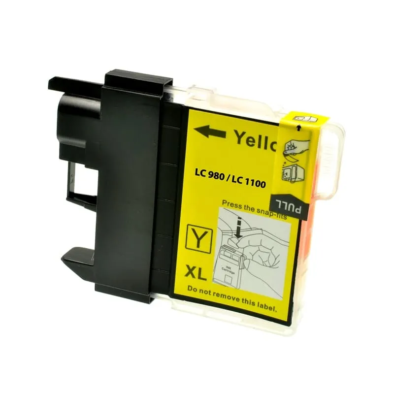Cartuccia Brother LC980y - Compatibile LC-980 Giallo 260 Pagine