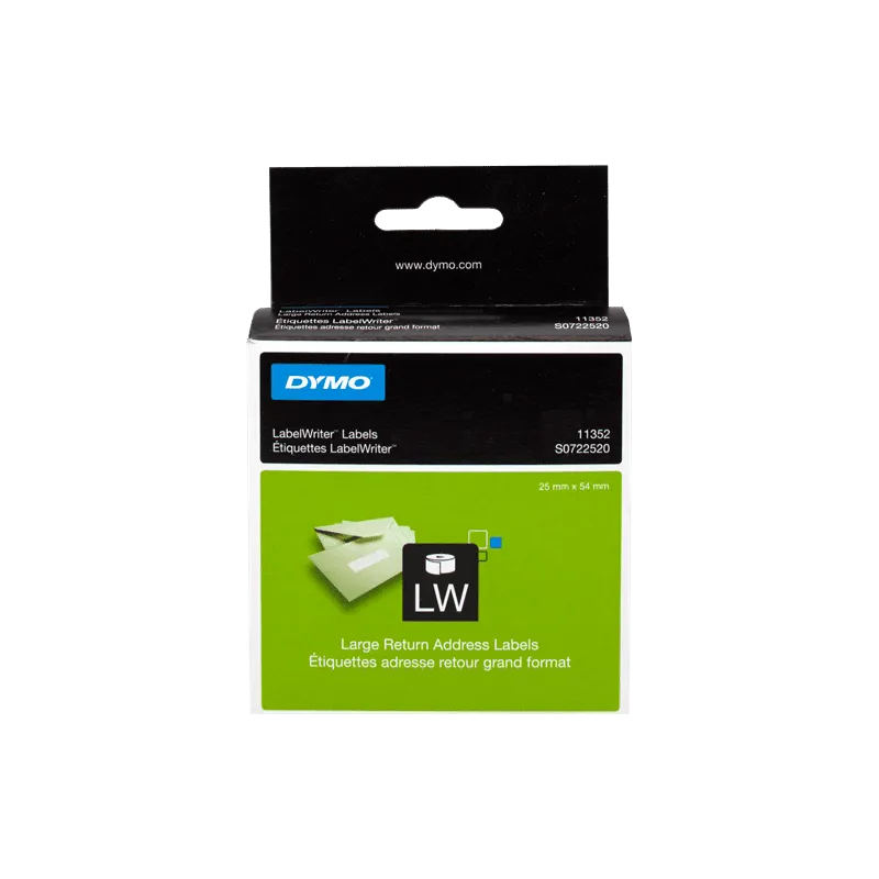 Etichette Dymo LabelWriter  54x25 mm bianche lucide