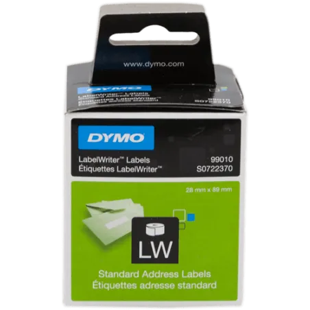 Etichette Dymo LabelWriter 28x89 mm bianche