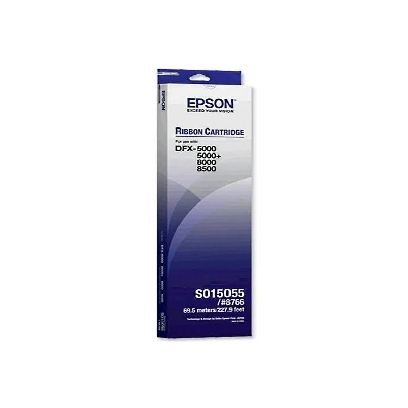 ORIGINAL Epson Nastro colorato nero C13S015055 8766 nastro in tessuto, 15 milioni cifre