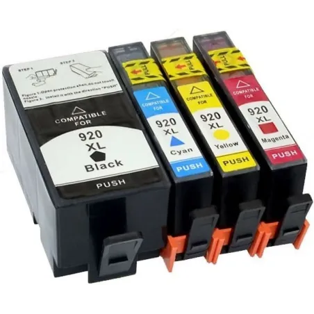 Cartucce HP  920XL Compatibile Multipack 4 colori BK/C/M/Y