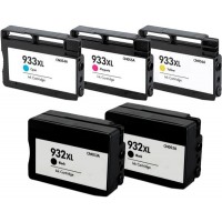 Cartucce HP 932 XL / 933 XL Compatibile Serie Colori più Nero bk/c/m/y