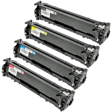 Toner HP Multipack colori c/m/y U0SL1AM 131A Compatibile CF210X + CF211A + CF212A + CF213A