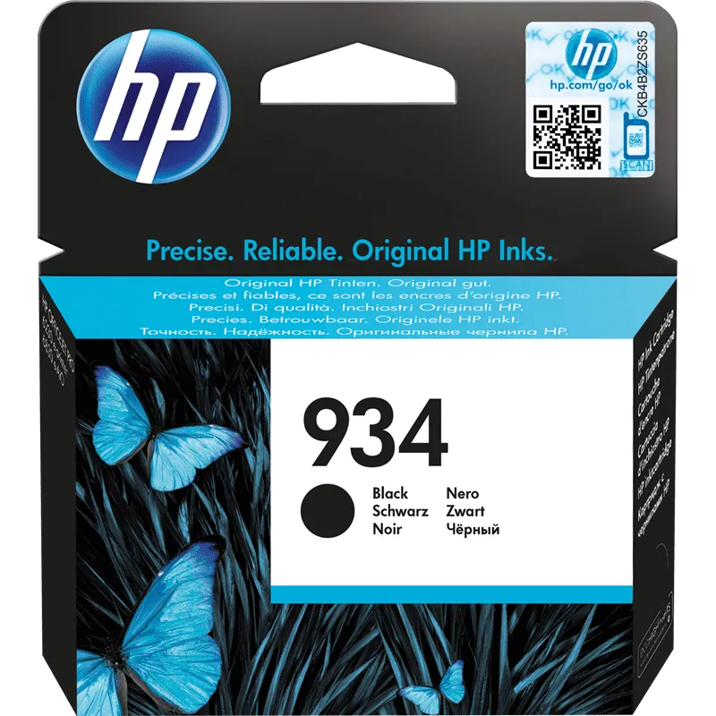 Cartuccia HP C2P19AE 934 Originale Nero 400 Pagine