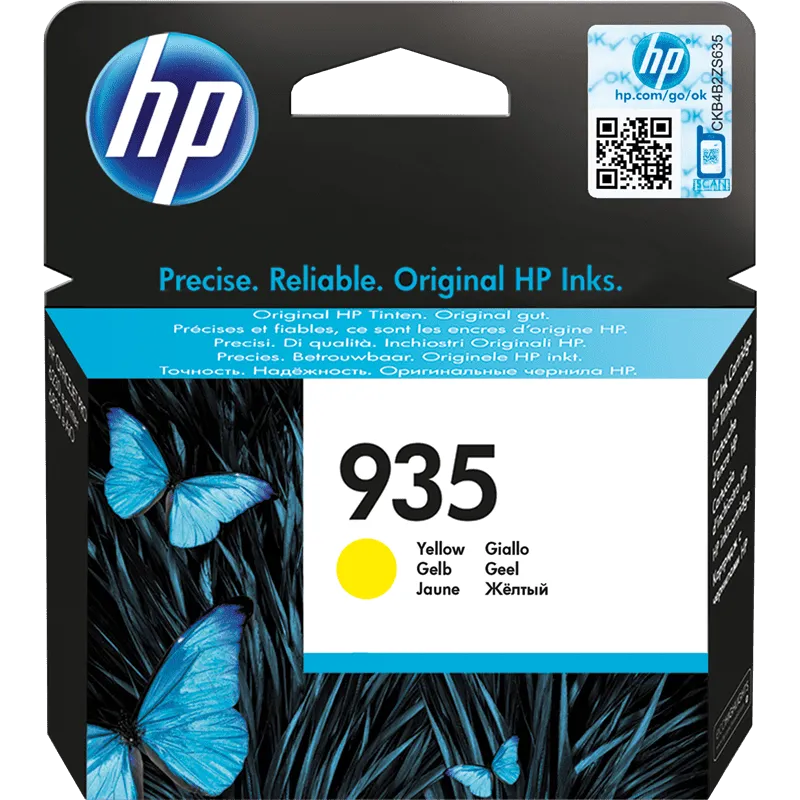 Cartuccia HP C2P22AE 935 Originale Giallo 400 Pagine