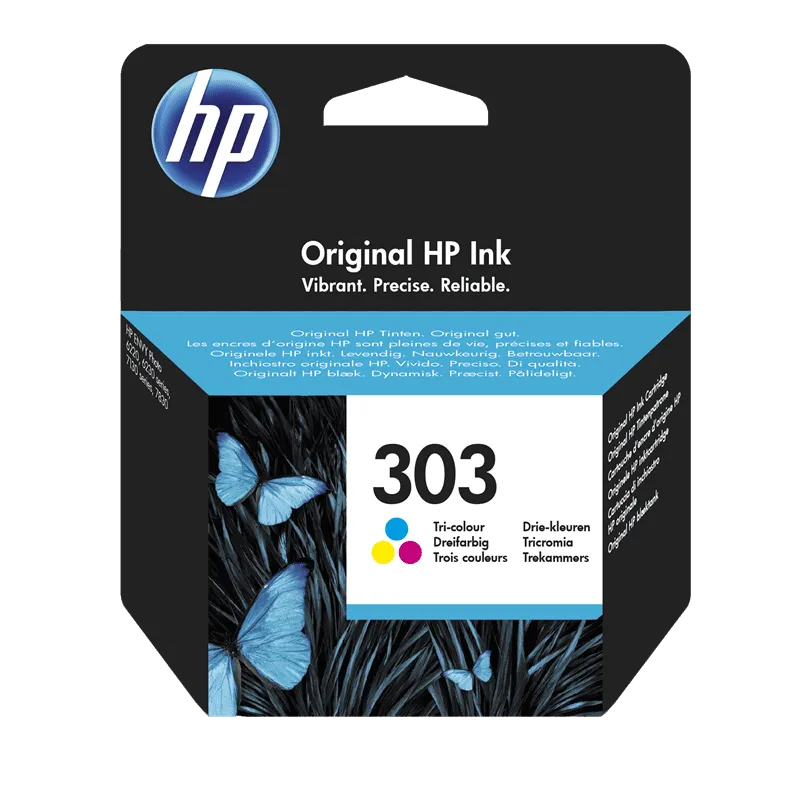 Cartuccia HP 303 T6N01AE Originale Colore 200 Pagine Cartuccia HP 303 T6N01AE Originale Colore 200 Pagine