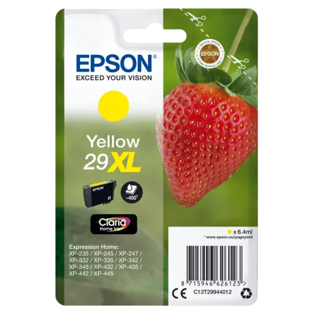 Cartuccia Epson T2944 Originale C13T29944012 Giallo 29XL