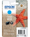 Cartuccia Epson 603 C13T03U24020 Originale Ciano Cartuccia Epson 603 C13T03U24020 Originale Ciano