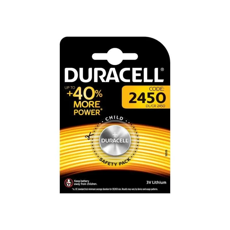 Batteria a bottone 2450 Duracell