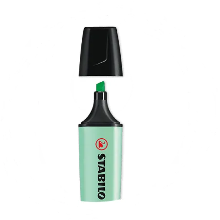 Evidenziatore Stabilo Boss verde menta pastel