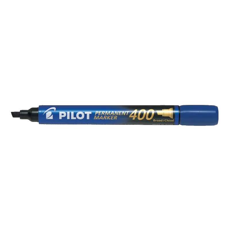 Pilot Permanent Marker 400 Blu Punta scalpello broad