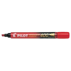 Pilot Permanent Marker 400 Rosso Punta scalpello broad