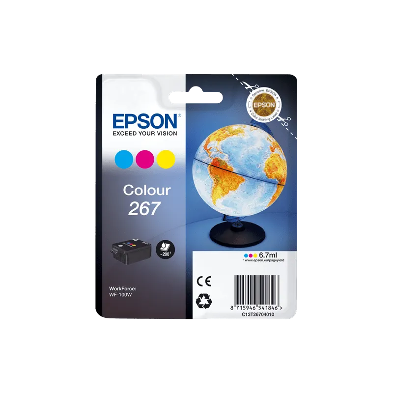 Cartuccia Epson T267 / Originale C13T26704010 Colore