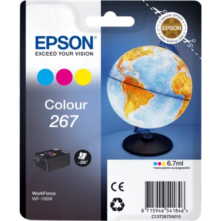 Cartuccia Epson T267 / Originale C13T26704010 Colore