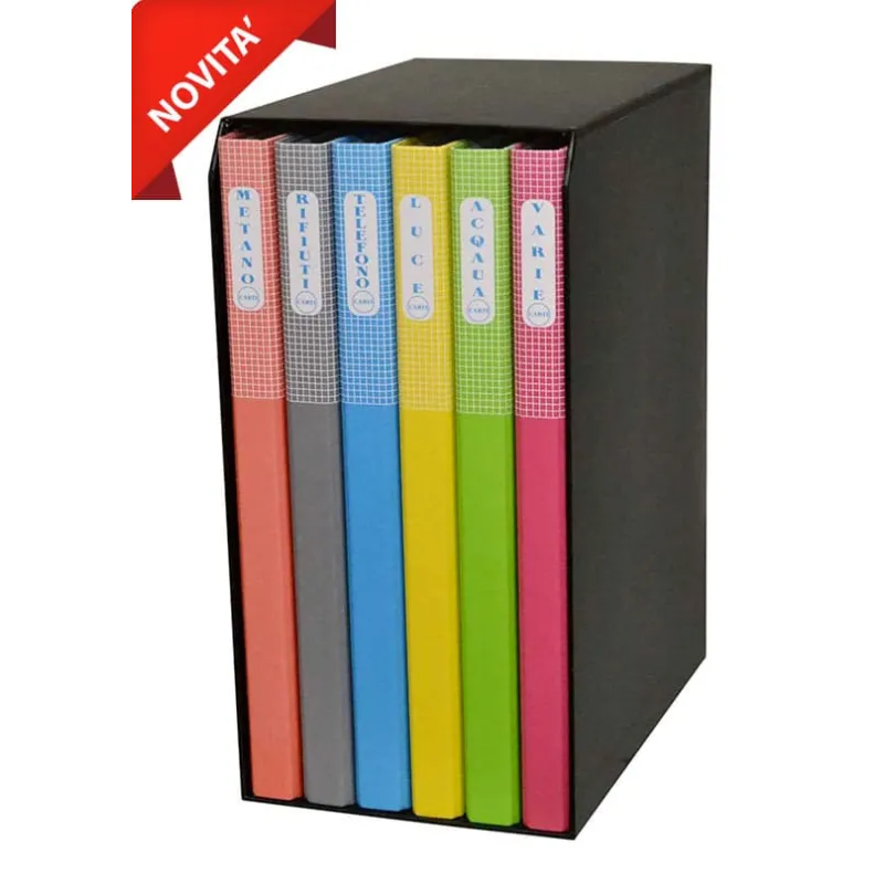 Raccoglitore per utenze di Casa e Ufficio Box 6 contenitori Raccoglitore per utenze di Casa e Ufficio Box 6 contenitori