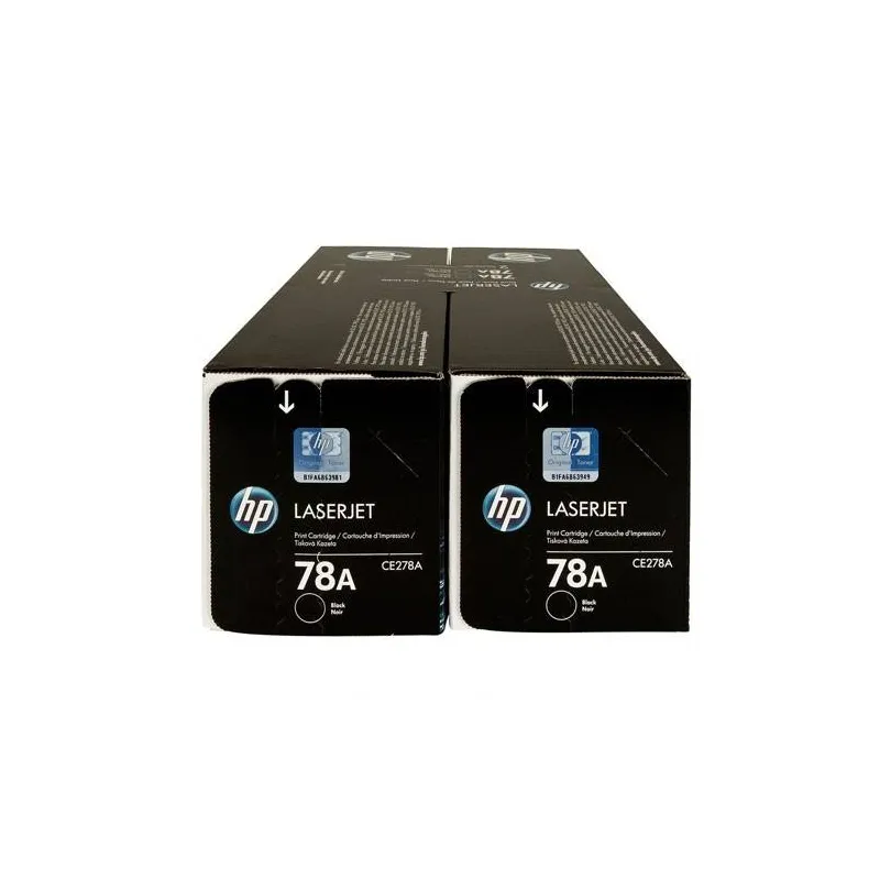 ORIGINAL Toner HP CE278AD 78A Nero confezione doppia: 2x CE278A ORIGINAL Toner HP CE278AD 78A Nero confezione doppia: 2x CE278A
