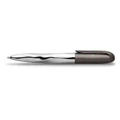 Penna Faber-Castell a sfera n'ice metallic grigio antracite