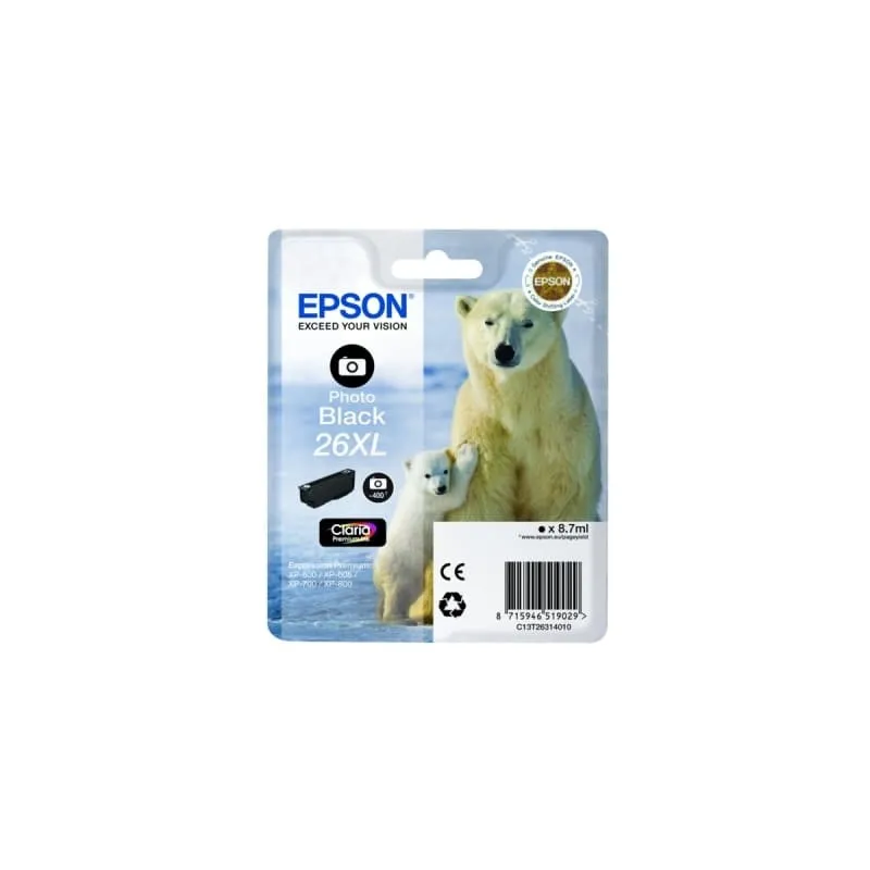 Cartuccia Epson 26XL Photo black