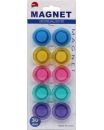 Bottoni magnetici ZRH diametro 30 Colori assortiti